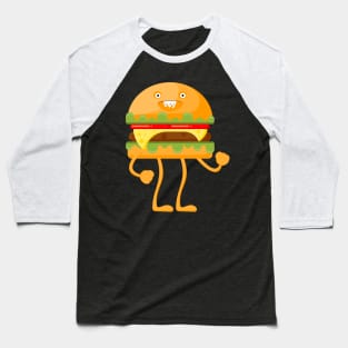 Burger monster. Baseball T-Shirt